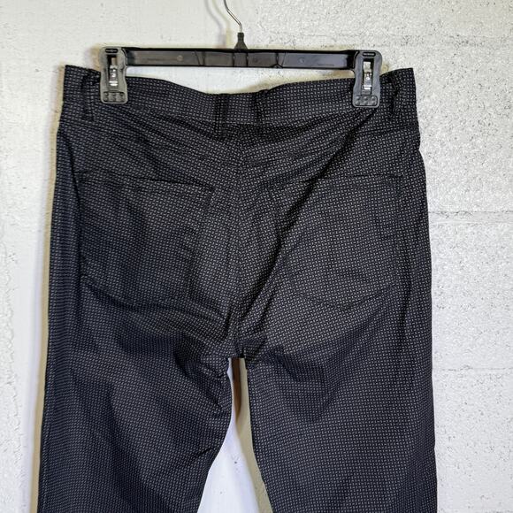 Society of Threads Men's Regular Fit Geo Print 5 Pocket Pants, Black 30R - Picture 7 of 8